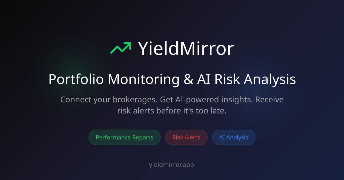 YieldMirror - AI-Powered Portfolio Risk Monitoring | Institutional-Grade